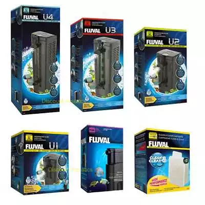 Fluval Filter Mini U1 U2 U3 U4 Internal Underwater Aquarium Fish Tank Filtration • £54.99