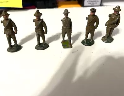 5- Ww I Lead Soldiers (vintage-1930's) • $3