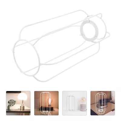  DIY Metal Lampshade Frame Chandelier Shades Sturdy Ring Manual • £12.98