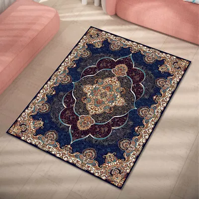 Persian Prayer Mat Rectangular Vintage Carpet Accent Throw Rugs For Muslim Decor • $23.09