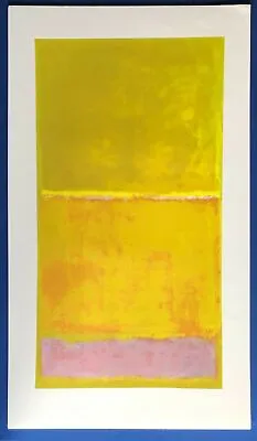 Untitled (Pink Over Yellow) By Mark Rothko (79.5cm X 139.5cm) • £1100