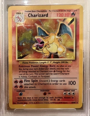$350 • Buy 1999 Pokémon TCG Charizard Base Set 4/102 Holo Unlimited Holo Rare - MUST HAVE!!
