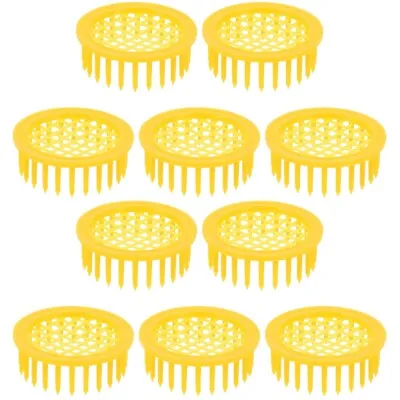  10 Pcs Plastic Spleen Queen Bee Cage Spawn Control Panel Spawning Controller • £11.29