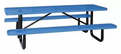 Zoro Select 4Hur7 Picnic Table96  W X62  DBlue • $665.99