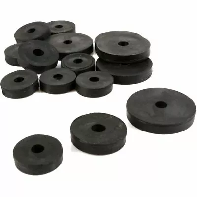 Flat Rubber O Ring Replacement Tap Washers (3/8  1/2  3/4  BSP) Packs • £2.50