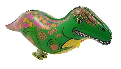 T-Rex Shaped Air Walking Balloon Best For Animal-theme Party Decorations Multi • £3