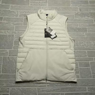 Lululemon Down For It All Vest Adult Large Ivory Bone NWT $168 Insulated Puffer • $137.44