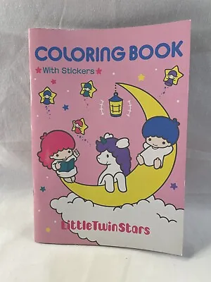 NEW Vintage Little Twin Stars Coloring Book With Stickers Sanrio • $29.99