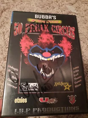 Bubbas 50s Freak Circus DVD Freestyle Motorcross Autographed.  • $20