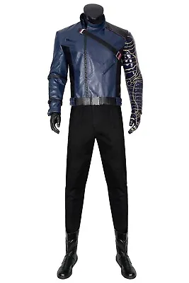 The Falcon And Winter Soldier Full Set Uniform Cosplay Costume Halloween + Shoes • $514.17