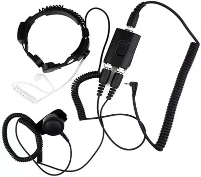 2.5mm FBI Heavy Duty Tactical Military Throat MIC For Motorola Talkabout 1 PIN • $55.99