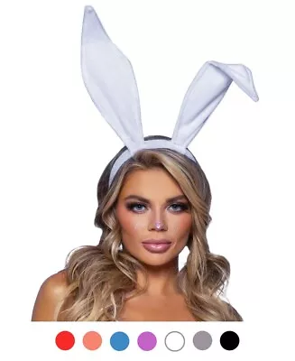 Brand New Bendable Velvet Bunny Rabbit Ear Headband Leg Avenue A2868 • $12.99