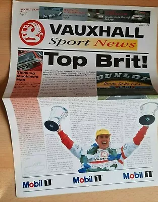 VAUXHALL MOTORSPORT NEWS 1994 / 1995 BTCC Car Sales Brochure Motorsport Racing • £9