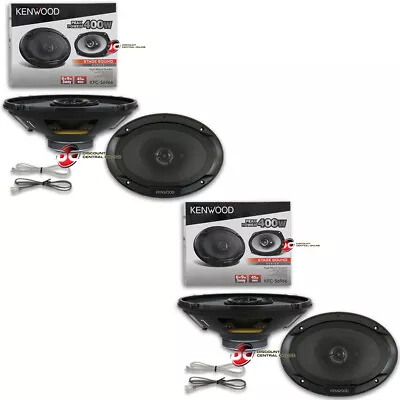 4 X KENWOOD KFC-S6966 6  X 9  3-WAY CAR AUDIO COAXIAL SPEAKERS 6x9  • $69.95