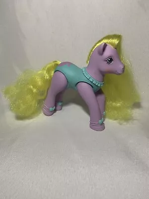 My Little Pony MLP G1 Vintage Tip Toes Hasbro Ballerina Tutu Purple Ballet Flaws • $18