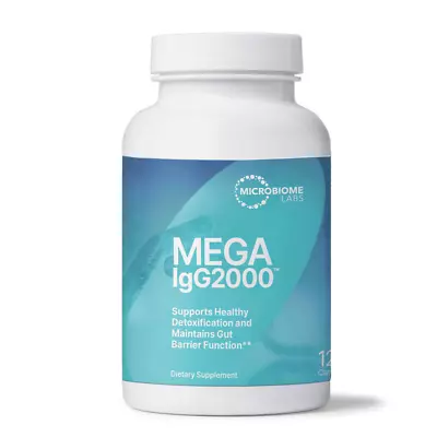 Microbiome Labs MEGA IgG2000  120 Caps Exp:10/2026 FREE SHIPPING • $54.95