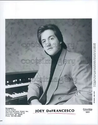 1991 Press Photo Jazz Organ Player Joey DeFrancesco • $15