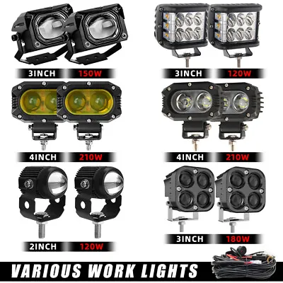 12V 24V Spot Flood LED Work Light Bar Lamp Driving Fog Offroad SUV 4WD Trucks • $13.57