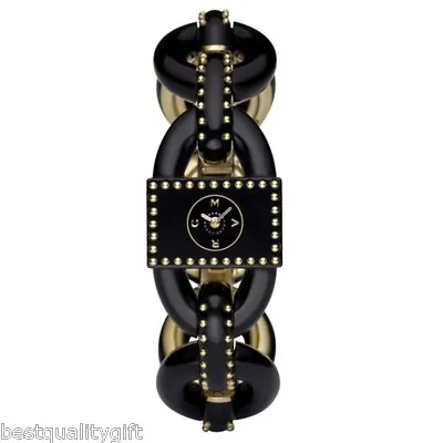 New Marc Jacobs Leah Link Blackgold Watch-mbm4530-limited+box • $174.99