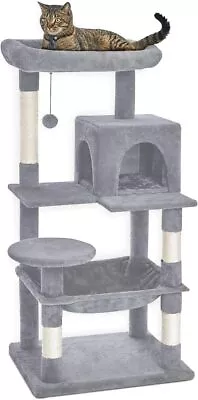 Road Cat Tree Tower Scratching Post Scratcher Cats Condo House Bed 143cm Toys • $15.99