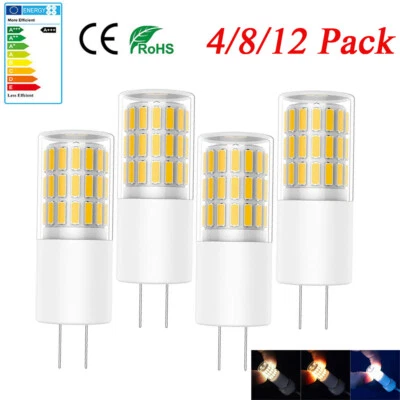 £23.15 • Buy G4 Bi-Pin Base Halogen Bulbs 12V-24V Warm White /White Non-Dimmable Light Bulb