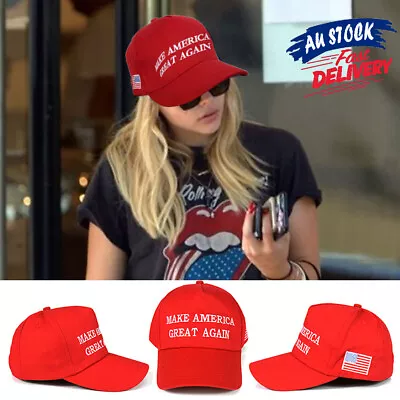 $10.65 • Buy MAKE AMERICA GREAT AGAIN Cap Embroidered Republican US Hat Election Donald Trump