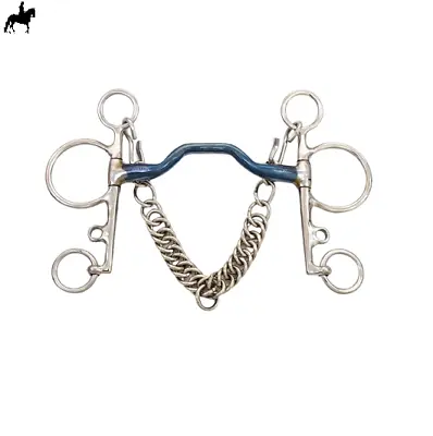 Horse Bit 5” Or 6” Mouth 6” Cheeks Sweet Iron Mullen Mouth CAV011 • $53