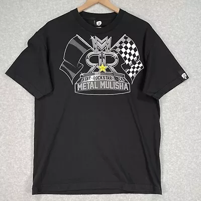 Metal Mulisha Shirt Mens Large Black Rockstar Short Sleeve Graphic Crew Neck • $22.99