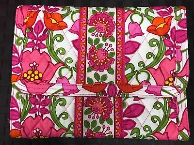 New Vera Bradley Jewelry Folio Organizer Lilli Bell Print Pink Green Travel Bag • $48