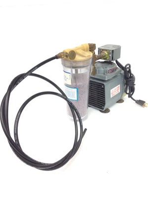 $149.99 • Buy GAST D0A-P126-AA Vacuum Pump & Compressor W/Hose/Salt Container/Power Cord WORKS