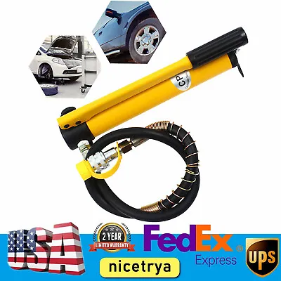 10T Portable High Pressure Hydraulic Hand Pump 10000Psi Manual Hydraulic Pump US • $50.35