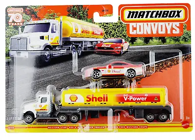 2023 Matchbox Convoys Western Star Cab & Shell Tanker Trailer 2019 Ford Mustang • $12.99
