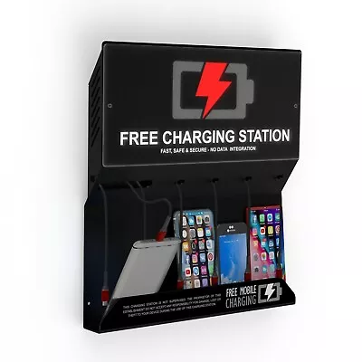 $145 • Buy Mobile Phone Charging Station -  Wall Mounted  Multiple Phone Charging Station