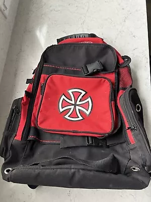 Independent Truck Company Skateboard Backpack Red/Black 90s Rare Vintage • $79.99