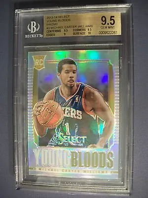 MICHAEL CARTER-WILLIAMS 2013-14 Select Young Bloods Prizms #3 BGS GEM MT 9.5 RC • $38.39