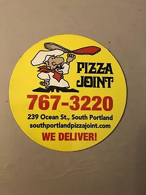 Vintage Pizza Joint S. Portland Maine Refrigerator Magnet Closed After 47 Years • $32