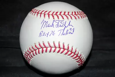 Stunning Mark Fidrych Signed Omlb Auto Baseball W/free Cube Detroit Tigers • $179