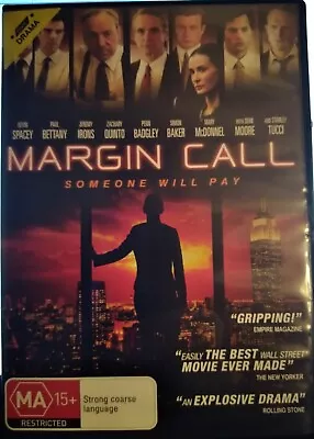 Margin Call ~ Kevin Spacey Paul Bettany Jeremy Irons  R4 DVD Good Condition • $59.95