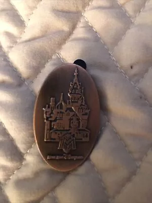 HKDL Hong Kong Disneyland Mystic Manor Point Pressed Penny Disney Pin • $12.75