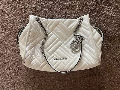 Michael Kors White With Chain Shoulder Bag • $40