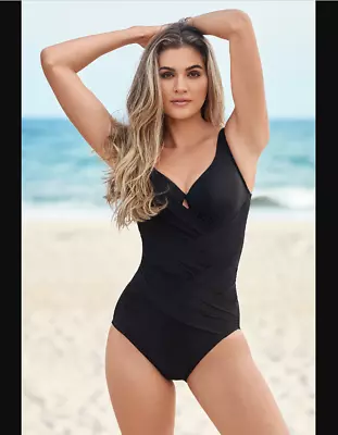 New Magicsuit Miraclesuit Sz. 10 Escape Slimming One Piece Swimsuit Y2K • $49.95