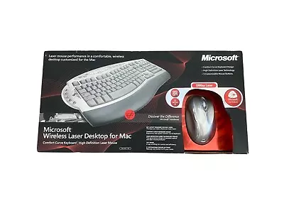 New Sealed Microsoft Wireless Laser Desktop For Mac ***FREE SAME DAY SHIPPING*** • $79.99