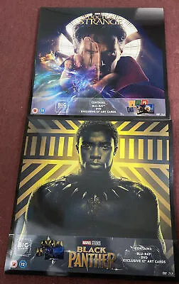 Big Sleeve Edition Blu Ray DVD & Excl Art Cards - Doctor Strange & Black Panther • £29.99