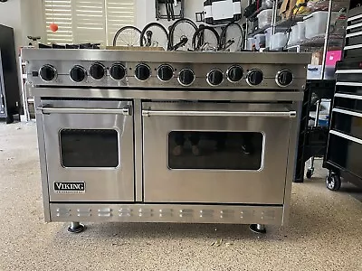 Viking VDR5486GSS 48 Inch Pro-Style Dual Fuel Range - Stainless Steel • $2900
