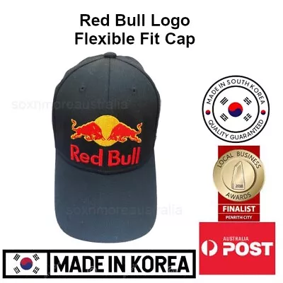 Red Bull F1 Racing Energy Drink Logo Flexible Flex Fit Cap Made In KOREA • $20