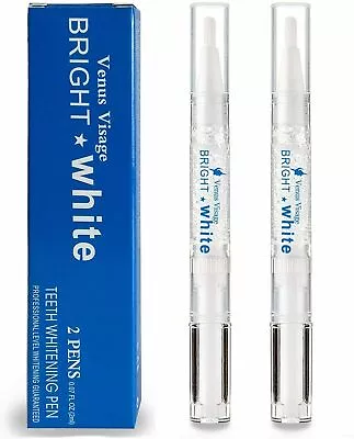 Venus Visage Teeth Whitening Pen 2 Pens 20Uses Effective＆ Painless-Au • $28.58