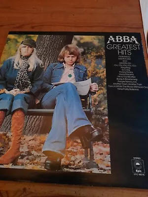 Abba Greatest Hits Epic Label Vinyl Lp In Gatefold Sleeve • £7.50