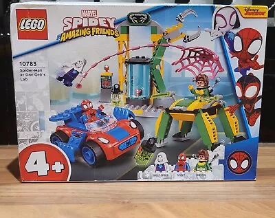 LEGO 10783 Marvel Spider-Man At Doc Ock’s Lab Set With Mech And Car Toy - BNIB • £41.99