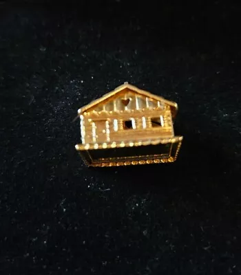 Vintage 14K Yellow Gold House Charm • $225