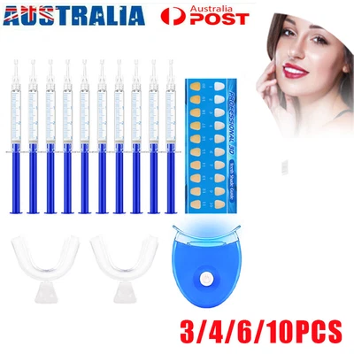 $18.69 • Buy LED Laser Teeth Whitening Kit Tooth Whitener Light Advanced Care Dental Gel AU